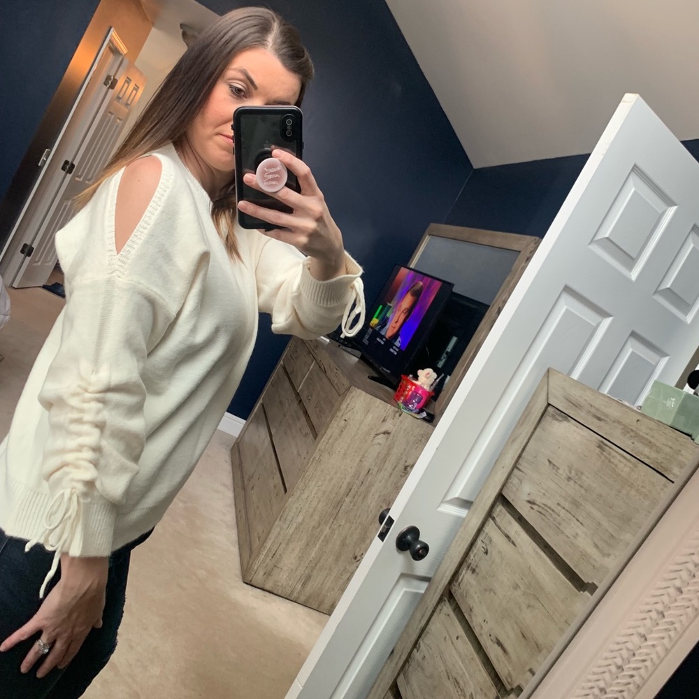 White sweater